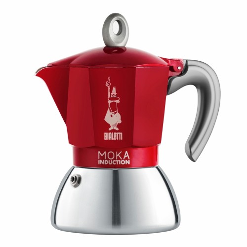 BIALETTI MOKA INDUCTION 4 CUP (RED)